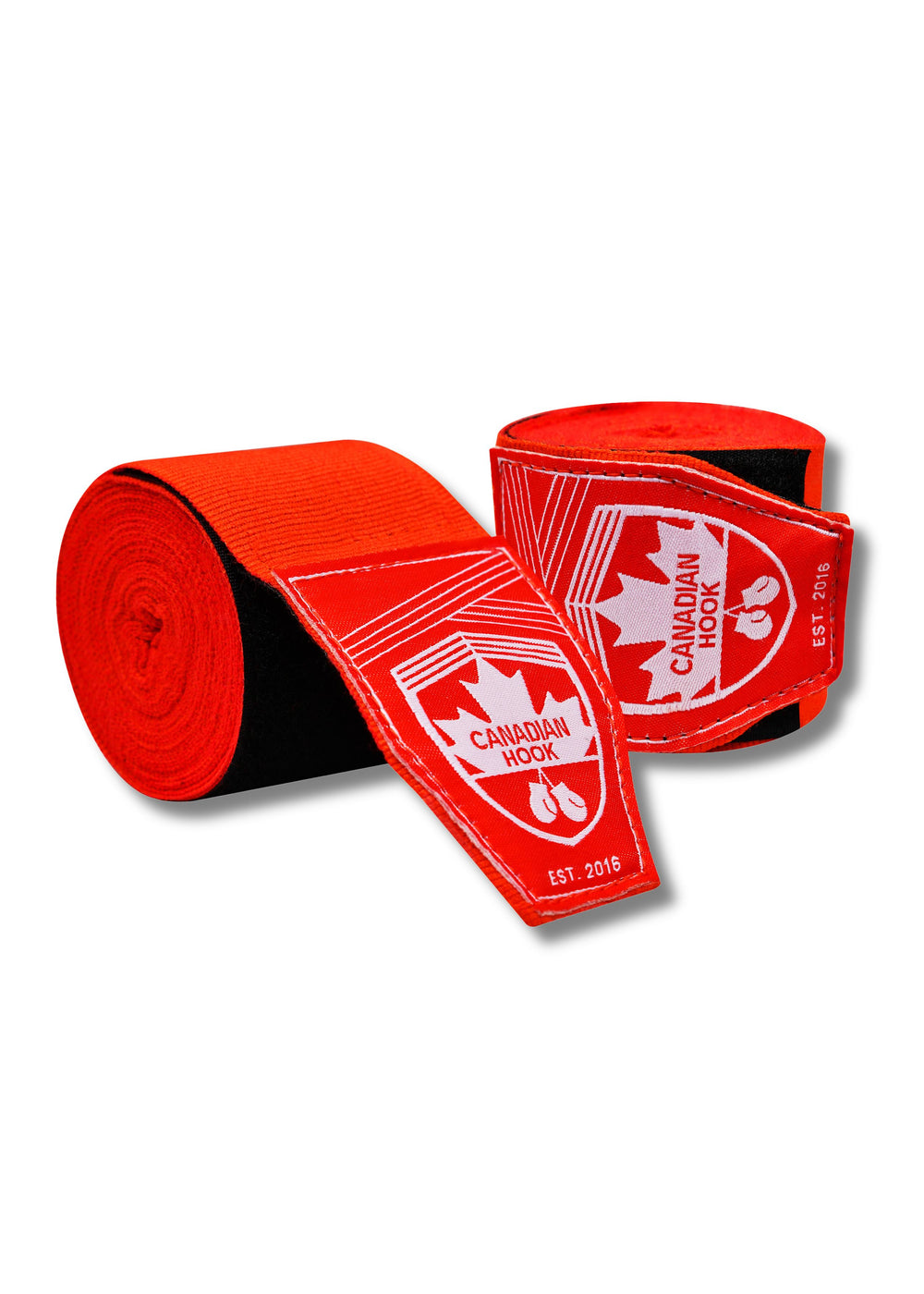 CANADIAN HOOK ELASTIC HAND WRAPS - RED