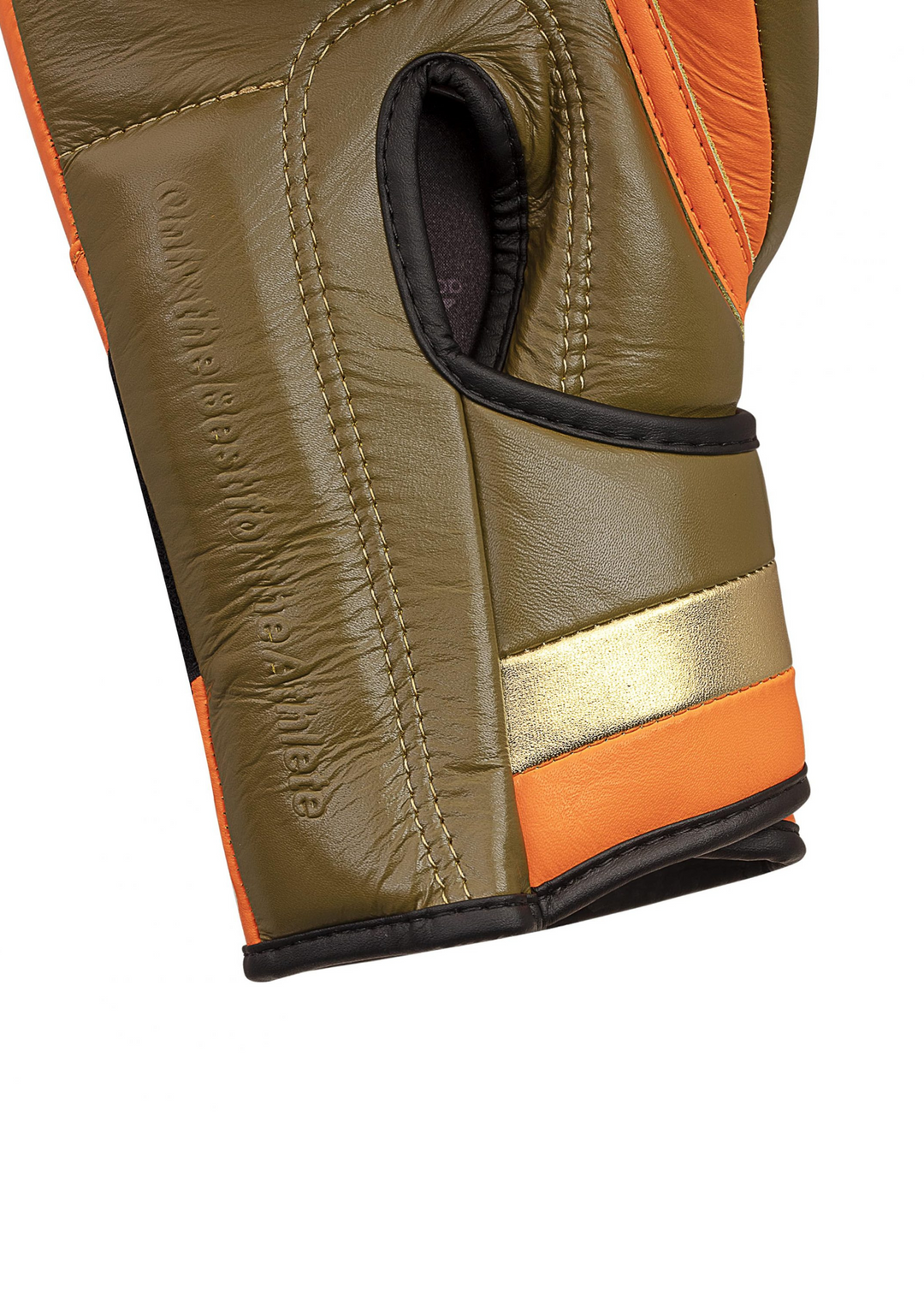 LIMITED EDITION ADISPEED 501 PRO BOXING  ( VELCRO ) Orange/Gold/Martini Olive