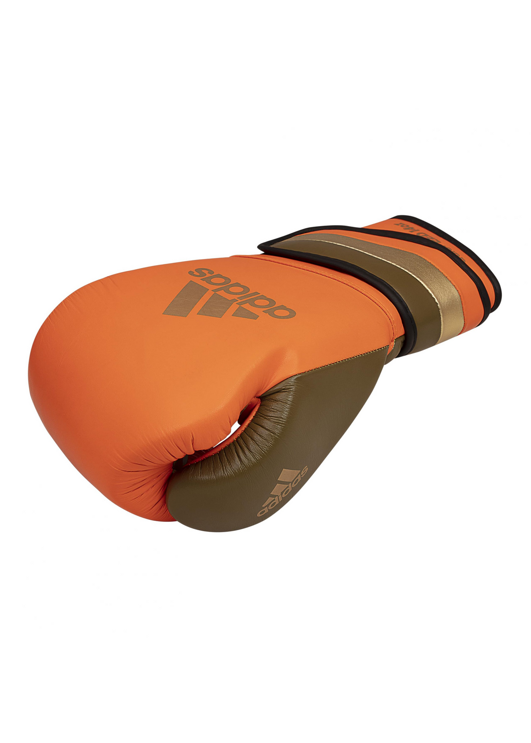 LIMITED EDITION ADISPEED 501 PRO BOXING  ( VELCRO ) Orange/Gold/Martini Olive