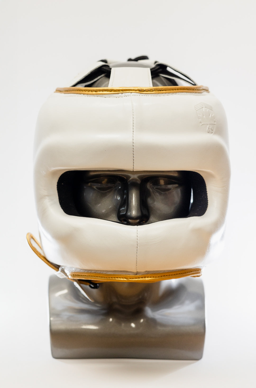 H90 SPARRING HEAD GUARD- WHITE/GOLD