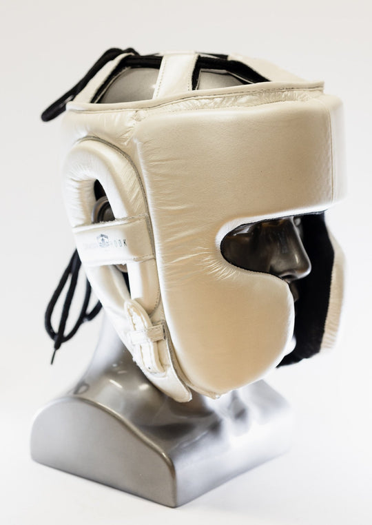 H70 SPARRING HEAD GUARD - PEARL WHITE