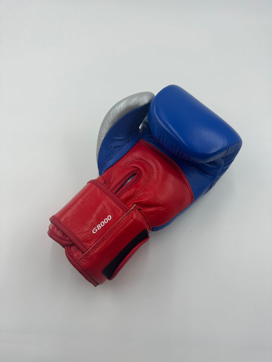 G8000 BOXING GLOVES - RED/BLUE/GRAY
