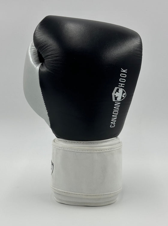 G8000 BOXING GLOVES - BLACK/WHITE/SILVER