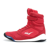 Load image into Gallery viewer, EVERLAST Elite High Top Boxing Shoes - RED
