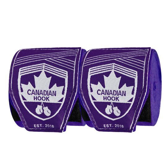 CANADIAN HOOK ELASTIC HAND WRAPS - Purple